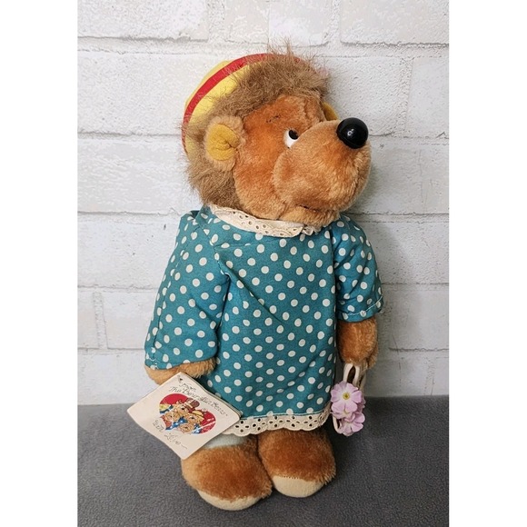 Vintage Berenstain Bears 1984 Bear Stuffed Plush Family Toy Mattel Emotions 3 Pc - Picture 6 of 13